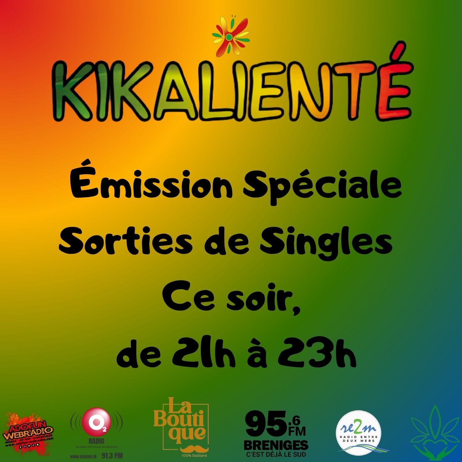 Saison 6 KRS#16 Kikalienté® Reggae Show Spéciale Singles